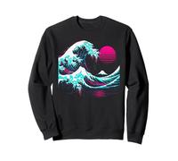 Y2K The Great Wave Off Kanagawa Hommes Femmes Enfants Japonais Sweatshirt
