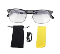 Y3 AI Translation Glasses with Video Display, Smart Translator Glasses V5.3 Bluetooth 100＋ Languages Real Time Translator Version for Travel Music and Calls