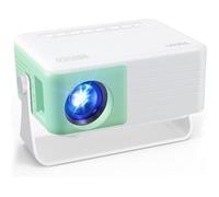 Y3 Mini Projecteur Portable, Haut-Parleur Intégré, Pied Rotatif, Compatible iOS/HDMI/TV Stick/Google Cast, Sans Wifi/Bt
