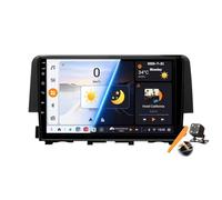 Y300s,Android 15.0 Autoradio 2 Din Stéréo pour Hon-da Civic 10th 2016-2021 GPS Navigation 9''Cartablet Lecteur DVD Vidéo Multimédia FM BT Receiver avec Carplay 4G 5G WiFi DSP SWC