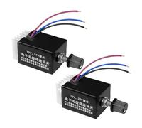 Y31A Lot de 2 régulateurs de vitesse de moteur 12 V/24 V CC universels, bouton à vis, interrupteur électronique de régulation de vitesse en continu