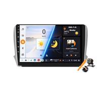 Y400s,YLOXFW Android 15.0 Stéréo Remplacement pour PE-ugeot 2008/208 2014-2018 Autoradio GPS Navigation 9''Cartablet Lecteur DVD Vidéo Multimédia FM BT Receiver avec Android Auto Carplay