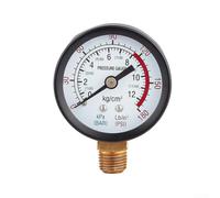 Y50 Indicateur de pression radiale avec raccord 1/4 NPT pour surveillance de la pression dans l'automatisation industrielle et les équipements de processus (50 mm)