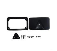 Y5GF Water Resistant Stylish 3 Hole Motorcycle License Plate Frame Mount Bracket Compatible with Enhancing Vehicle Appearance