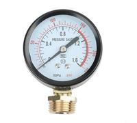 Y60 Appareil de mesure de pression analogique 0-1,6 MPa 0-230 PSI pour intégration de compresseur d'air dans les ateliers et installations (G)