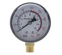 Y60 Manomètre 0-1,6 MPa 0-230 PSI pour compresseur d'air et intégration de système industriel avec filetage G1/4 (D)