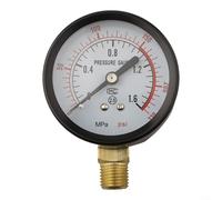 Y60 Manomètre 0-1,6 MPa 0-230 PSI pour compresseur d'air et intégration de système industriel avec montage fileté G1/4 (A)