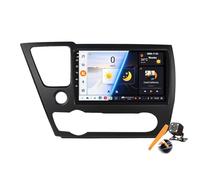 Y600s,YLOXFW Android 15.0 Autoradio 2 Din Stéréo pour Hon-da Civic 9 2013-2016 GPS Navigation 9''Cartablet Lecteur DVD Vidéo Multimédia FM BT Receiver avec Carplay 4G 5G WiFi DSP SWC