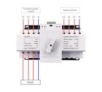 Y63Z1Y0 4P 63A 380V MCB Type Dual Power Automatic Transfer Switch ATS(2 Input 1 Output)