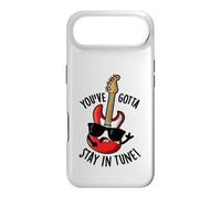 Ya Gotta Stay in Tune Jeu de Mots Amusant pour Guitare Coque pour iPhone Air