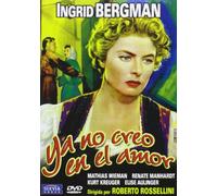 Ya No Creo En El Amor (Import Dvd) (2013) Ingrid Bergman, Mathias Wieman, Rena