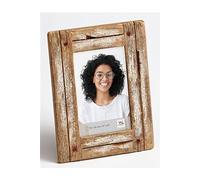 walther+ design YA015W Cadre photo amovible Format du papier: 10 x 15 cm marron, blanc