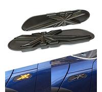 YaaGoo Conception Croisée Clignotants latéraux led dynamiques Indicateurs latéraux repetiteur Fumée Pour Mini Cooper R50 R52 R53 2001-2006