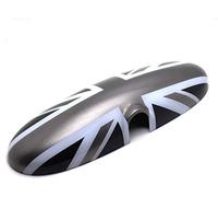 YaaGoo Coque de rétroviseur intérieur en PVC pour Mini Cooper R50 R52 R53 2000-2003 (jack gris)