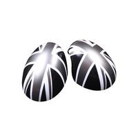 YaaGoo Coques de rétroviseurs latéraux YaaGoo pour MINI Cooper R55 R56 R57 R58 R59 R60 R61 2007-2013, Pour rétroviseurs rabattables manuellement(Motif Jack gris)