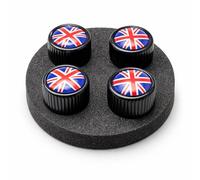 YaaGoo Lot de 4 bouchons de valve pour Mini Cooper - Noir