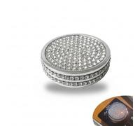 YaaGoo Pommeau de levier de vitesse avec strass, compatible avec les modèles Lexus NX & RX (2012-2018), console centrale décorative, argent