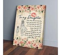 YAASIMOULE À ma fille, même quand je ne suis pas là, maman Rose, impressions sur toile