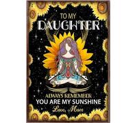 YAASIMOULE À ma fille, souviens-toi toujours que tu es un soleil, un tournesol, je t'aime, maman (affiche)