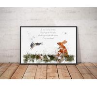 YAASIMOULE Affiche Bright Eyes avec paroles de la chanson Paysages Art mural Décoration intérieure