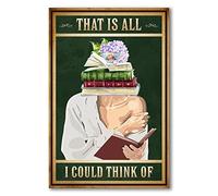 YAASIMOULE Affiche d'art mural « C'est tout ce à quoi je pouvais penser »