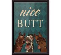 YAASIMOULE Affiche encadrée « Jolie fesse de cheval » sur toile mate