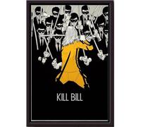 YAASIMOULE Affiche minimaliste Kill Bill encadrée sur toile mate