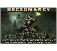 YAASIMOULE Affiche Tous les amis Nécromancie Pas ce que votre mère voulait dire quand elle a dit Allez vous faire des Paysage