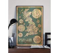 YAASIMOULE Affiches murales décoration d'intérieur des clubs de football Grande Bretagne
