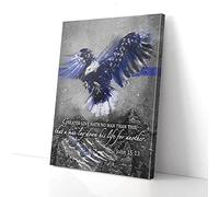 YAASIMOULE Aucun homme n'a plus grand amour que cet aigle, toile murale de la police
