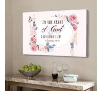 YAASIMOULE By the grace of God I am what I am 1 Corinthians 15:10 canvas wall art