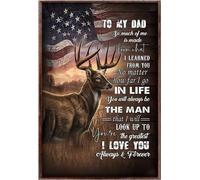 YAASIMOULE Cerf à mon père Une grande partie de moi est faite de ce que j'ai appris de toi Affiche