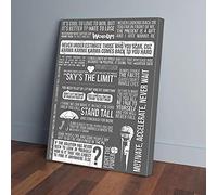 YAASIMOULE C'est cool d'aimer gagner, impressions sur toile positives hip-hop, art mural