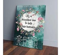 YAASIMOULE C'est une belle journée pour aider les petits humains OT Impressions sur toile