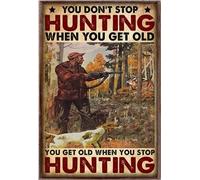 YAASIMOULE Chasse au cerf : on ne vieillit pas quand on arrête de chasser (affiche)