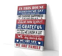 YAASIMOULE Dans cette maison, nous sommes une famille, toile murale