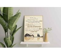 YAASIMOULE Décoration murale, Décoration d'intérieur, Décoration de chambre À ma mère, À ma mère Je sais que ce n'est pas facile pour une femme d'élever un homme à partir de son fils