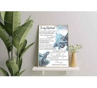 YAASIMOULE Décoration murale, Décoration d'intérieur, Décoration de chambre Dragon Krokmou À mon mari Je veux que tu croies Au plus profond de ton cœur Je t'aime