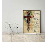 YAASIMOULE Décoration murale, Décoration d'intérieur, Décoration de chambre Mes chaînes ont disparu J'ai été libéré Mon Dieu