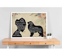 YAASIMOULE Décoration murale, Décoration d'intérieur, Décoration de chambre Pomeranian Girl Thérapeute Meilleur ami Vous n'êtes pas seulement un chien de montagne des Pyrénées