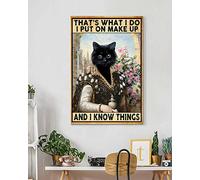 YAASIMOULE Décoration murale Skitongift, Décoration d'intérieur, Décoration de chambre C'est ce que je fais Je me maquille et je sais des choses noires