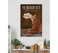 YAASIMOULE Décoration murale Skitongift, Décoration d'intérieur, Décoration de chambre The Insistent Kitty Bed And Breakfast ORANGE TABBY