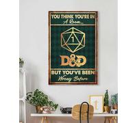 YAASIMOULE Décoration murale Skitongift, Décoration d'intérieur, Décoration de salle Jeu D&D Vous pensez être dans une pièce mais vous vous êtes déjà trompé