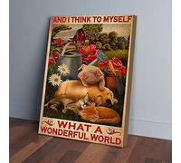 YAASIMOULE Et je me dis quel monde merveilleux ! Impressions sur toile de fermier
