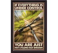 YAASIMOULE Et je pense à moi-même : Affiche décorative sportive, cadeau pour skieur, décoration intérieure, impression sur toile mate encadrée