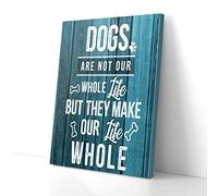 YAASIMOULE Impressions sur toile « Amoureux des chiens » : ils rendent notre vie entière