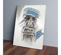 YAASIMOULE Impressions sur toile de Mère Teresa en prière