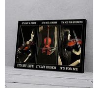 YAASIMOULE Impressions sur toile de violoniste « Ce n'est pas une phase, c'est ma vie »