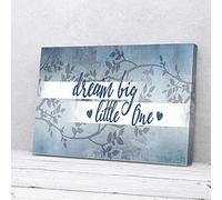 YAASIMOULE Impressions sur toile Dream Big Little One, décoration murale