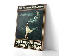 YAASIMOULE Impressions sur toile « Elle était comme la lune »